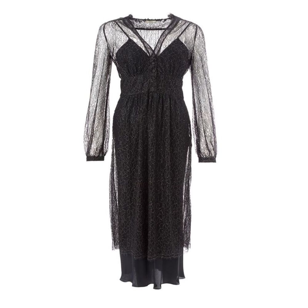 Lardini Black Nylon Casual Women's Dress